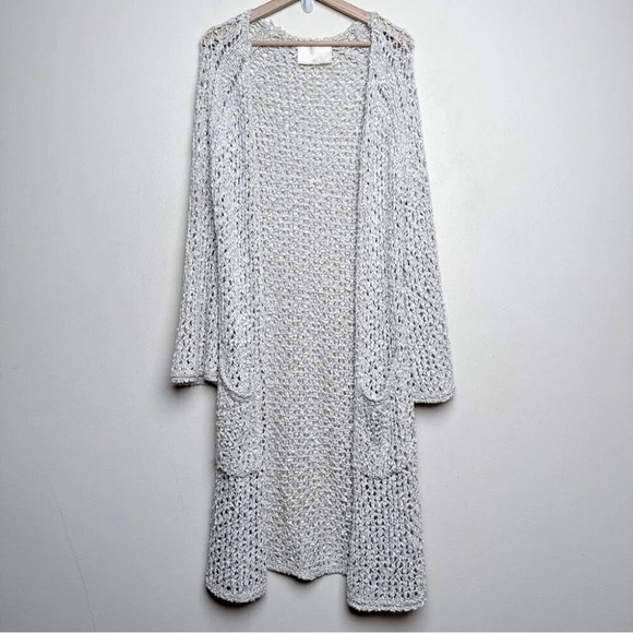 California Moonrise Womens Size Small Open  Chunky Duster Cardigan - Picture 3 of 14